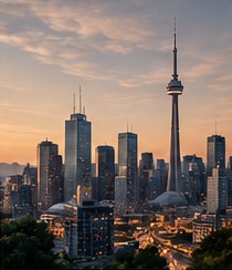 Editorial photograph of urban architecture
